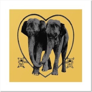 true elephants love Posters and Art